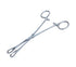 VR Instrument Supply 7" Sponge Holding Forceps Straight Serrated Surgical Instruments Veterinary Body Piercing Tools