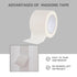 Lichamp Wide Masking Tape 3 Inches - 1 Pack General Purpose Beige Masking Tape - 3 Inches x 55 Yards x 1 Roll