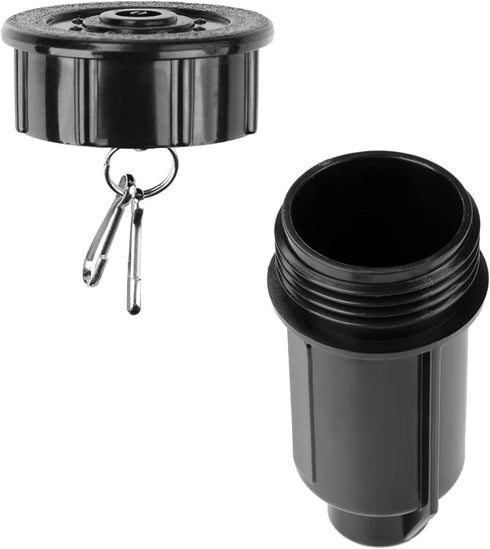 Labriciyon Black Uncles Outdoor Key Holder Sprinkler Head Hideaway for Your Valuables Waterproof