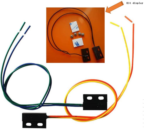 Magnetic Reed Switch Proximity Switch for Industrial Equipment, Normally Open 12V-250V 1A 10W