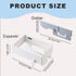 Foldable Trash Bag Holder, Magnetic Portable Trash Bag Holder Easy to Open Close, Space Saving Wall Mounted Foldable