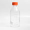 Glass Media Bottle 1000ml, Round Storage Bottles, 3.3 Borosilicate Glass with PP GL45 Screw Cap, 1 Piece