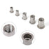 Stainless Steel Rivet Nuts Kit, #8-32, #10-24, 1/4"-20, 5/16"-18, 3/8"-16 Threaded Insert Nutserts
