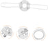 20-Pack 2-Fork 4.72X4.72X1.18In Lampshade Spring Clips Lamp Cover Support Buckles for Ceiling Lights Chandeliers Table