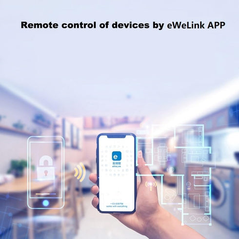 Bulb E26 E27 Bulb 2.4G QIACHIP Smart WiFi Socket Light Adapter,Wireless Smart Remote Control Lamp Base Holder,eWeLink