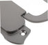 Housoutil Concealed Door Pull Handle Dark Grey Zinc Alloy Finger Flush Pulls for Sliding Barn Doors Effortless