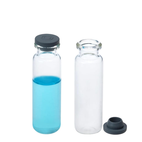 ALWSCI 500PCS Grey Rubber Butyl Stoppers for 13mm Mason Jar Lids, Self Healing Injection Ports, Headspace Septa