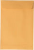 JAM PAPER 6 x 9 Open End Catalog Envelopes - Peel and Seal Closure, Brown Kraft Manila, 100/Pack