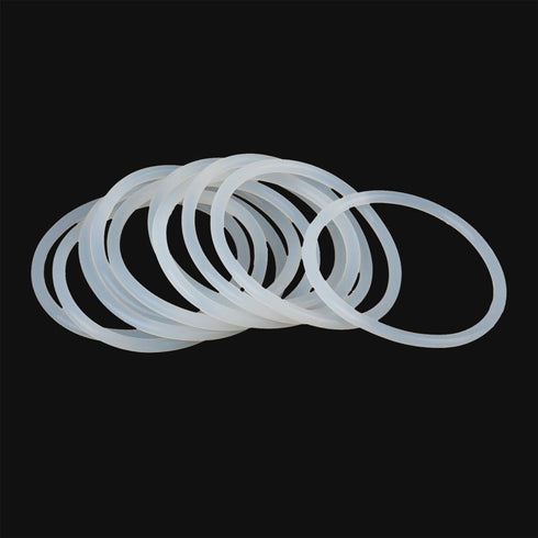 X AUTOHAUX Silicone O-Rings, Pack of 10, 48mm OD 41.8mm ID 3.1mm Width VMQ Seal Gasket for Pipe Repair