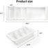 Plastic Drawers Organizer for Office, Bathroom, Kitchen - 1 Layer Expandable Storage Tray, 11.4-18.1 Inches