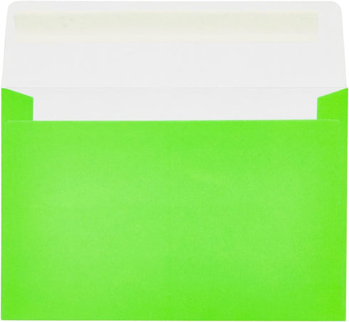 Paper Junkie 112 Pack Bright Neon Colored Envelopes with Self-Adhesive, Bulk Set for 4x6 Invitations, Greeting Cards