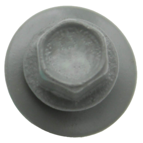 Metal Roofing Screws: (250) 10 x 1" Light Gray Hex Head Sheet Metal Roof Screws with EPDM Washer