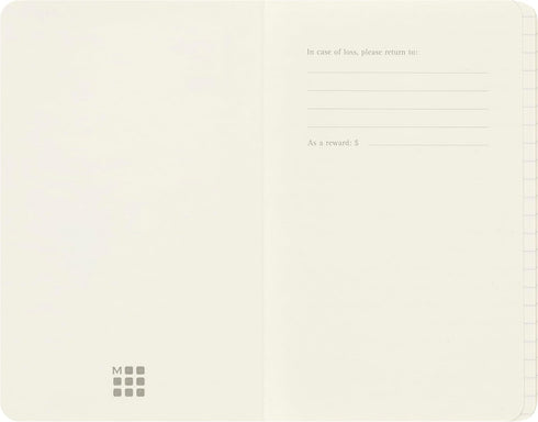 Moleskine Volant Journal, Soft Cover, Pocket (3.5" x 5.5"), Plain/Blank, Set of 2, Forget-Me-Not Blue/Amber Yellow