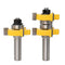 Yakamoz 1/2 Inch Shank Adjustable Tongue and Groove Router Bit Set 1-1/2"
