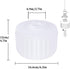 6.69" 4.72" Lights,1 Pack Shenmoyl Striped Lamp Shades Replacement, Dia. * H White Glass Sconce Shade Heavy and Thick
