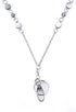 Beautiful ID Necklaces with Balled Beads Lanyards for Keys - Stainless Steel Chain, Birthday Gifts for Women