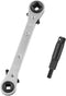 HVAC Service Wrench Tool Kit with Hexagon Bit Adapter for Air Conditioner Refrigeration Equipment Repair