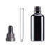 YIZHAO Black Glass Dropper Bottle 2oz, Tincture Bottles with Glass Dropper for Essential Oils, 12 Pcs