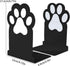 Generic 2 Book Shelf Holder - Pieces Cute Iron Cat Paw Stopper | Modern Book Ends for Desk | for Bedroom Nursery School