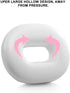 Wytino Tailbone Cushion Pillow, Memory Foam Car Cushion for Office Chair, O-Shape Chair Pillow for Back Sciatica Pain