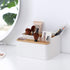 Poeland Desktop Storage Box, Pencil Pen Holder for Office Supplies, Makeup Brushes Organizer