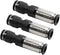 3 pcs 8mm Straight One Way Flow Pneumatic Check Valve, Push to Connect Fitting for Air Compressor.