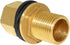 Hooshing 1/2“ Male x 1/2" Female Thread Brass Bulkhead Fitting Water Tank Connector for Pools, Tubs, Aquariums