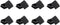 PATIKIL 3.1" x 2.4" x 0.8" Rectangle Plastic Plug Tubing End Caps,