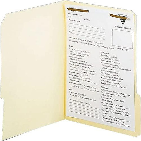 Pendaflex Manila Fastener Folders, Legal Size, 50/BX, 1 Fastener, 1/3 Cut (FM310EE)