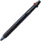 Uni Ballpoint Pen Jetstream 0.38mm, 3 Color Black, Red, Blue Ink, Transparent Black (SXE340038T.24)