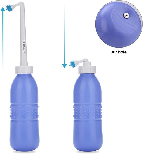 Portable 600ml Travel Bidet Plastic EVA Bottle for Personal Hygiene