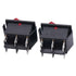 Twidec 2Pcs Rocker Switch 6 Pins 3 Position ON/Off/ON, AC 10A/125V 6A/250V DPDT Red LED Light Illuminated