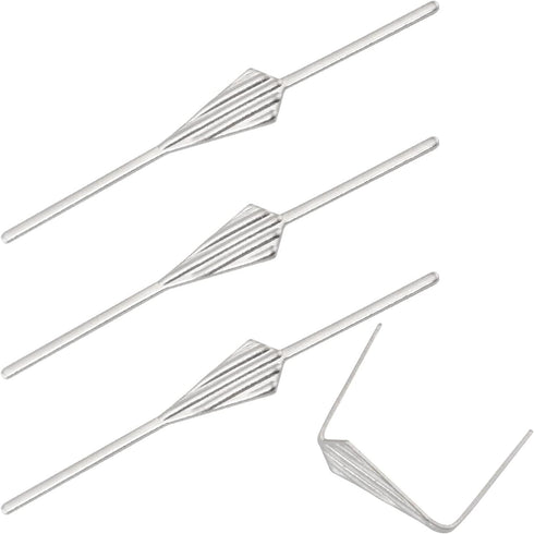 ITROLLE Chandelier Connector Clip 200PCS 45mm Stainless Steel Chandelier Lamp Bow Tie Connectors