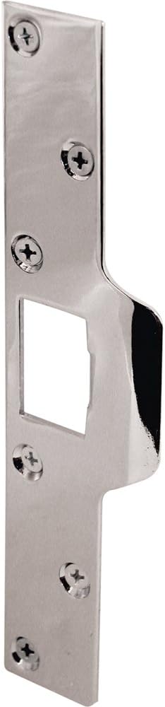 Prime-Line U 9476 Maximum Security Latch Strike, 1-1/4 In. x 7-7/8 In.,