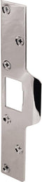 Prime-Line U 9476 Maximum Security Latch Strike, 1-1/4 In. x 7-7/8 In.,