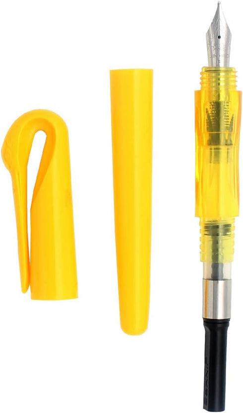 Gullor Jinhao Fountain Pen Swan Design, Set of 6 Fine Nib Pens for School Supplies, Stationery Gift
