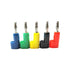 Qingdinu 40 4MM Pcs Multi - Color Stackable Banana Plug Terminal Binding Post Electrical DIY Components(Red)