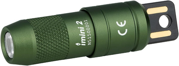 OLIGHT IMINI 2 EDC Rechargeable Keychain Flashlight - 50 Lumens Compact Mini Light for Everyday Carry