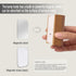 1-Pack 2700K LANDGOO Wood Step Light with Motion Sensor, Rechargeable Stair Night Light, Beech Wood Warm White LED Wall