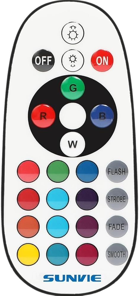 SUNVIE Color Changing Landscape Lights Remote Control Low Voltage Spot Lights Remote Controller