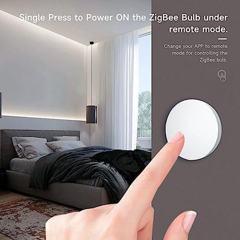 ZigBee3.0 Smart Remote Button Tuya Scene Remote, Smart Switch ZigBee Remote for Tuya Smart Life APP