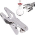 Stainless Steel Spherical Pinch Clamp, Lab Clamp Pinch Clip, Glass Ball Clamp Tools (18#)