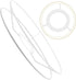 20Cm E27 DIY Round Lampshade Frame Diameter Metal Lampshade Accessory Ring for Base Pendant Ceiling Lamp Chandelier