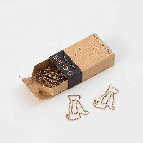 Midori Paper Clip, D-Clips Mini Box, Shiba Inu, 12 Pieces (43344006)