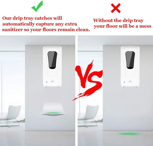 HHHKKK 5PCS Drip Tray for Wall Mounted Soap Dispenser, Prevent Dripping and Spraying, Dispenser Stand, Water Tray