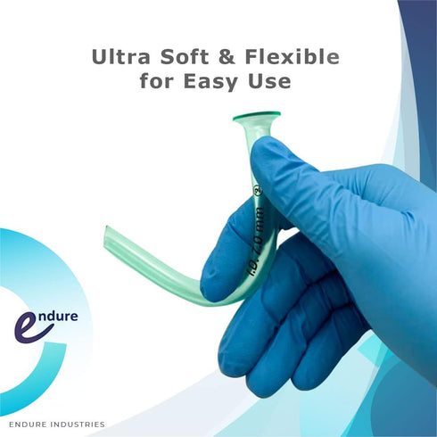 8 5 5 Packs Endure Complete Airway Emergency Kit - Sizes Berman OPA + Sizes Nasopharyngeal Airway + Lubricating Jelly