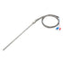 uxcell PT100 Thermocouple Temperature Sensors, 5mmx200mm Probe with 2M/6.6Ft Wire