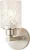 ALICE HOUSE Brushed Nickel Wall Sconce, Farmhouse Bathroom Wall Lamp, Modern Wall