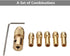 Mesee 3 Set 0.5-3mm Brass Drill Chuck Set Small Electric Drill Bit Collet Mini Twist Drill Chucks Adapter for Rotary Tools Fits 3.17mm Motor Shaft