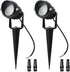 LAVAED 10W LED Landscape Lights 12V Outdoor Spotlight with Connectors Low Voltage